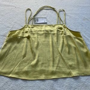 COPY - Yellowish/ green strappy camisole top